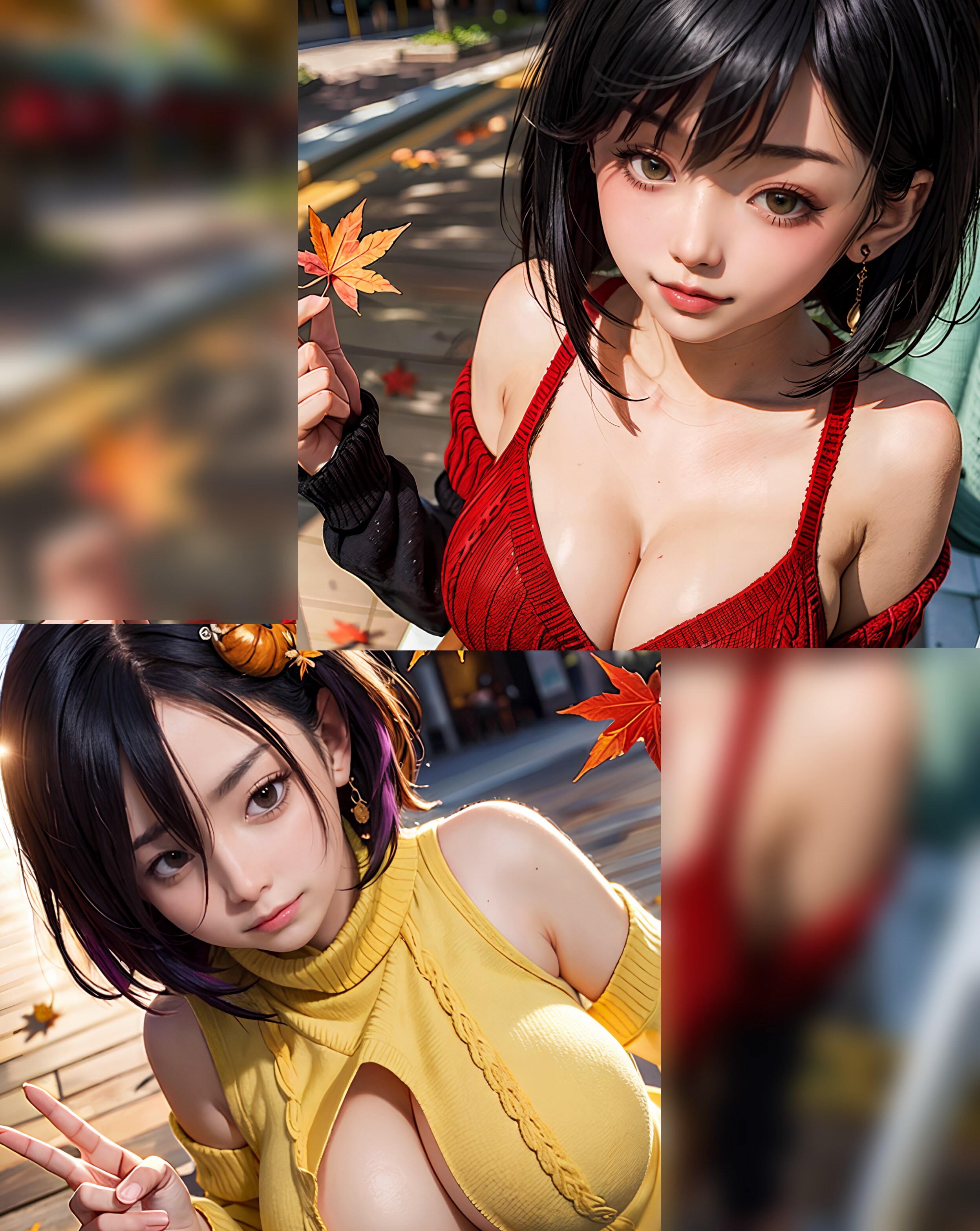 💕🍁縦横長 後ろ通っていいですか🍁💕