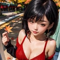 💕🍁縦横長 後ろ通っていいですか🍁💕 3枚目
