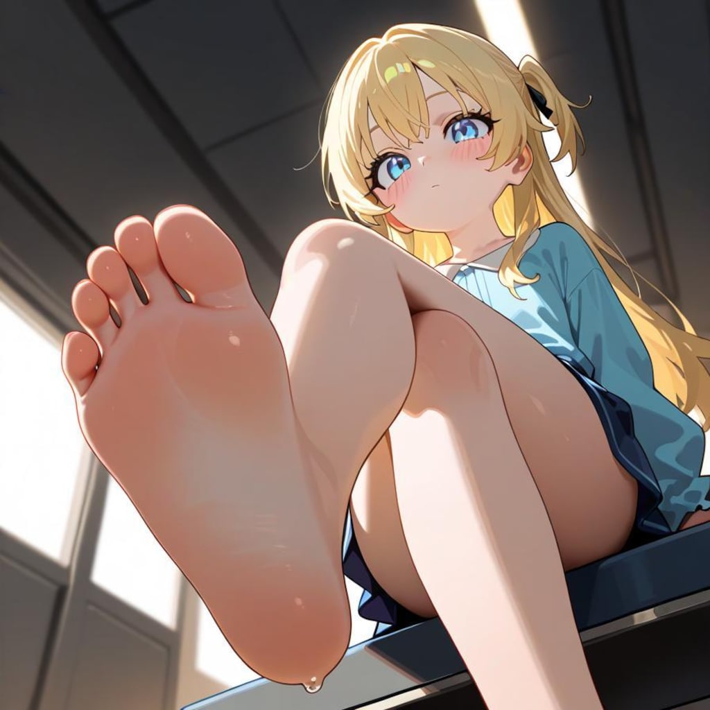 足裏ロリパンチラ2枚目