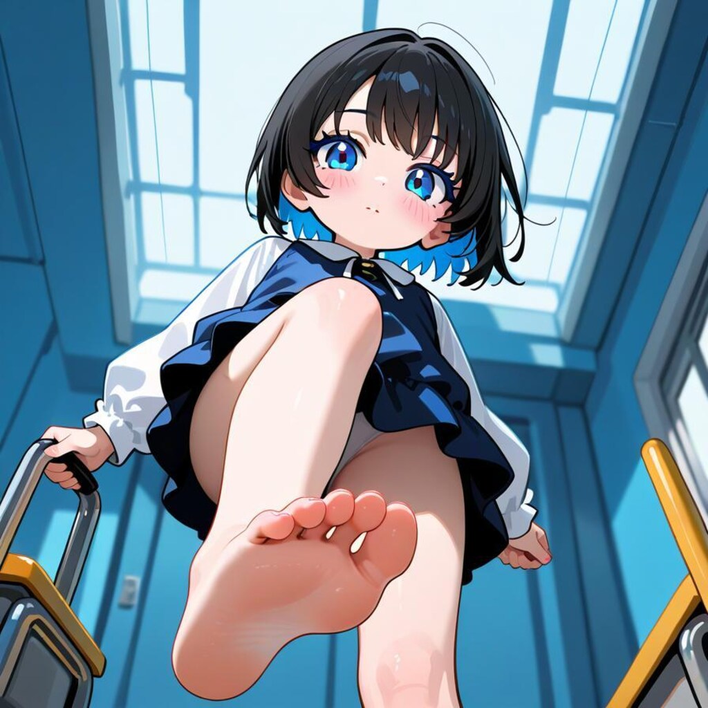 足裏ロリパンチラ2枚目