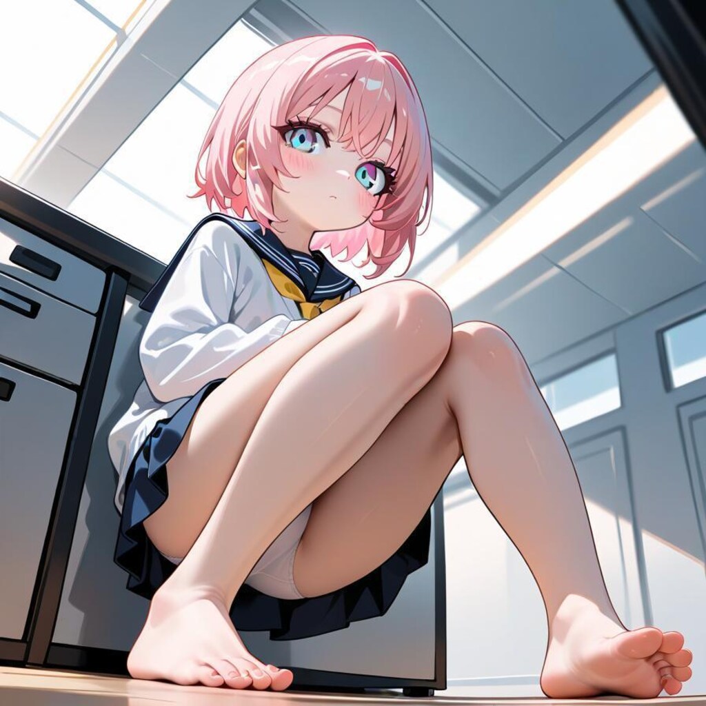 足裏ロリパンチラ2枚目