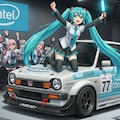 初音ミクとIntelN360 3枚目