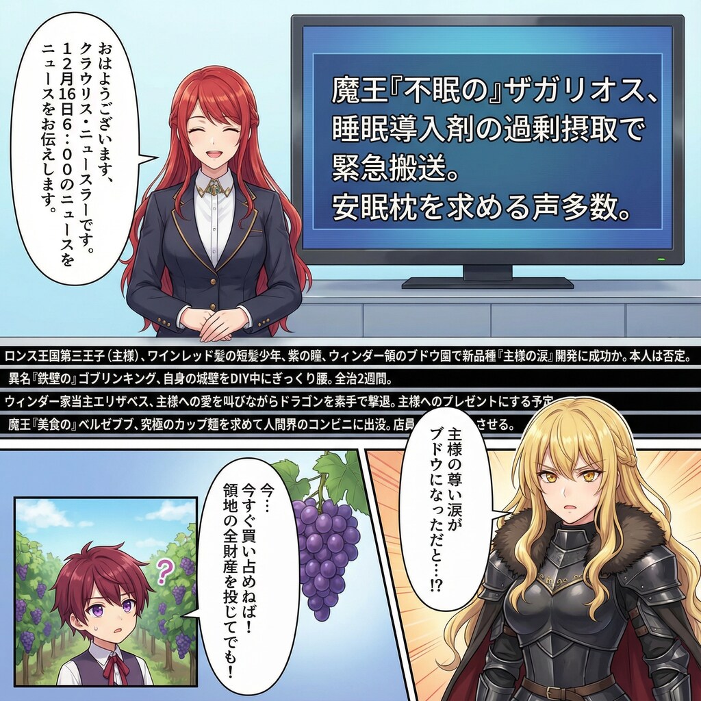 異世界、ウィンダー家に関するニュース。18