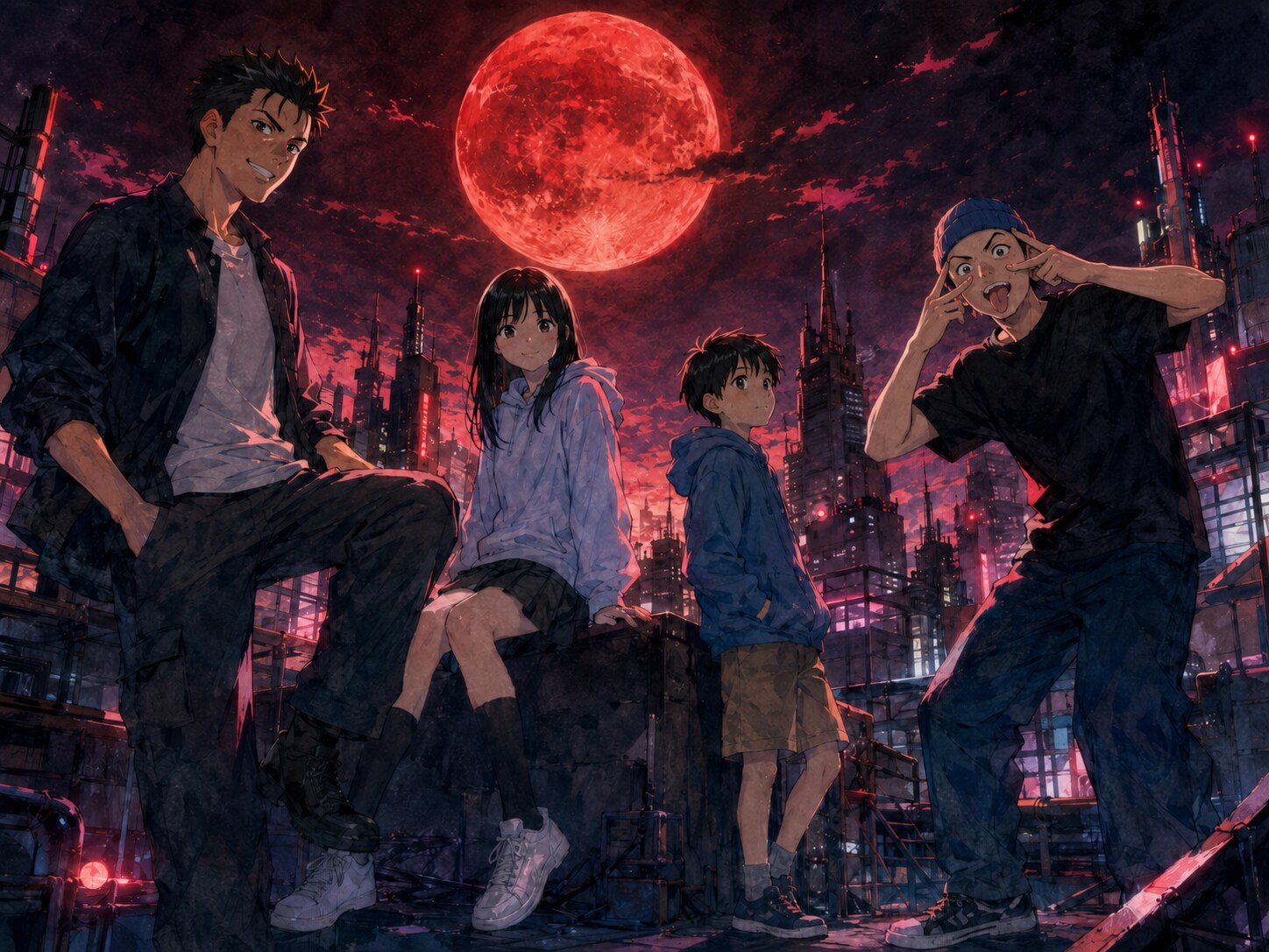 4人組 239 | の人気AIイラスト・グラビア