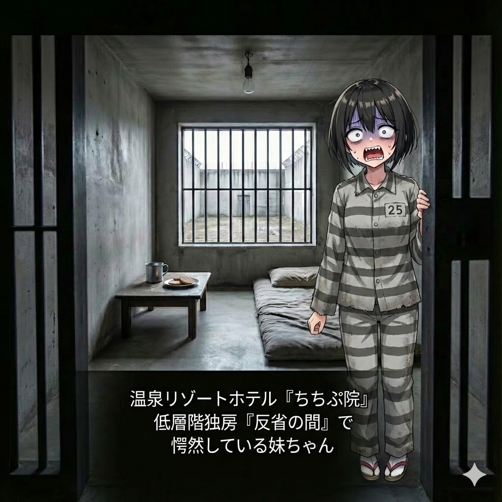 兄ちゃん・・温泉に連れてってくれるって聞いてたんだけど・・・？