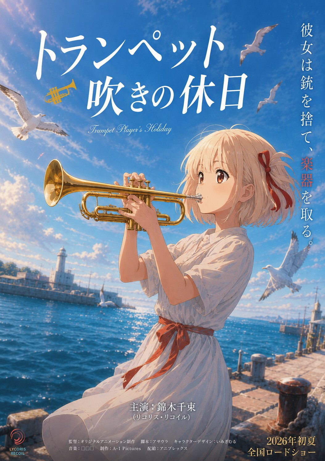 映画ポスター　トランペット吹きの休日