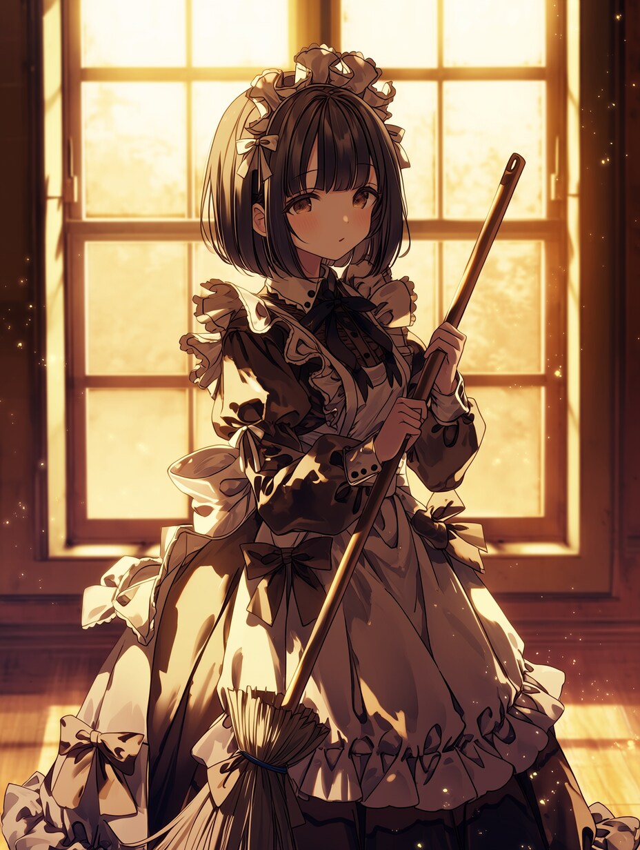 メイドドレス(フリルマシリボンマシ)