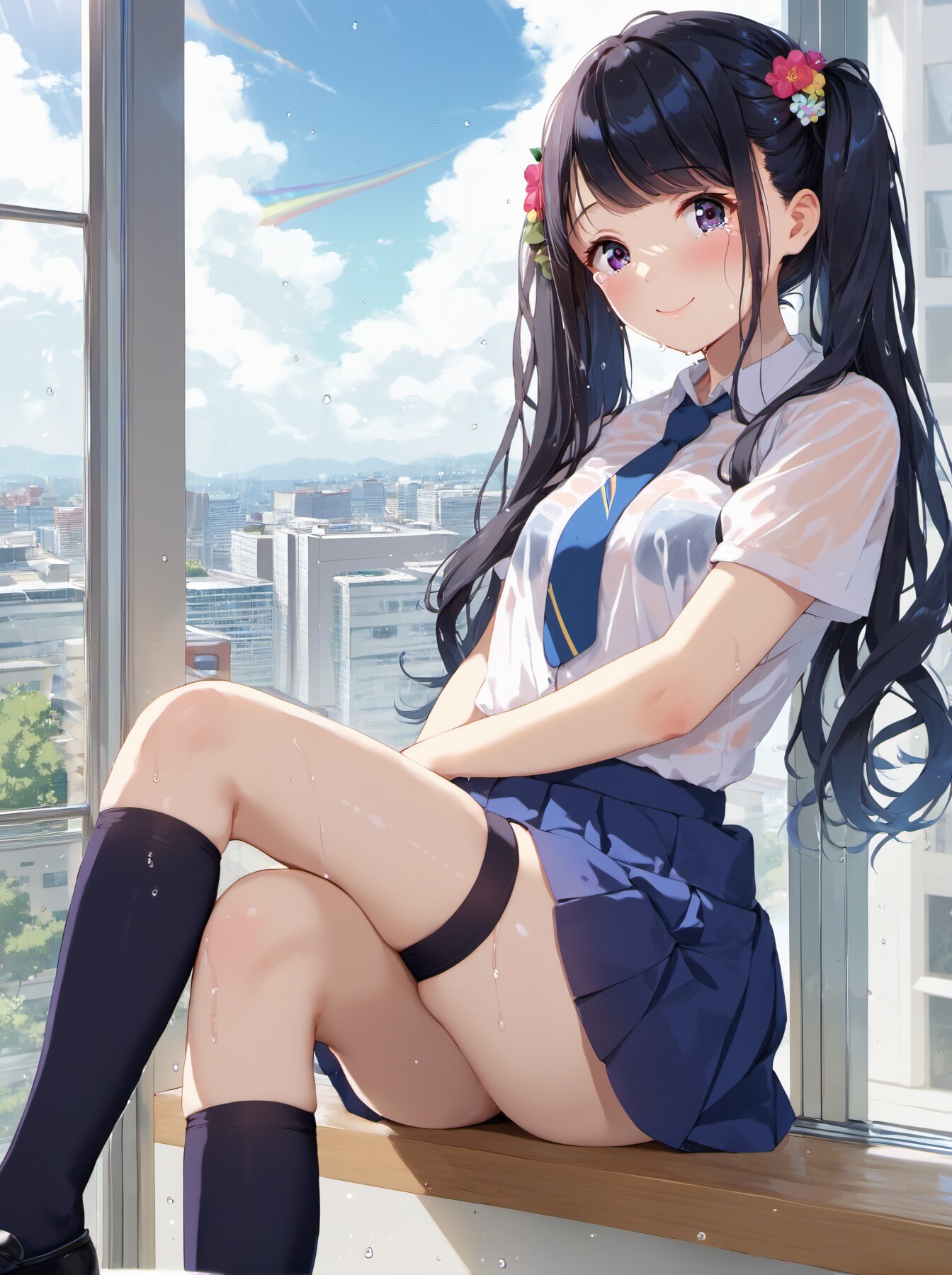 雨に濡れた女の子04(12枚)