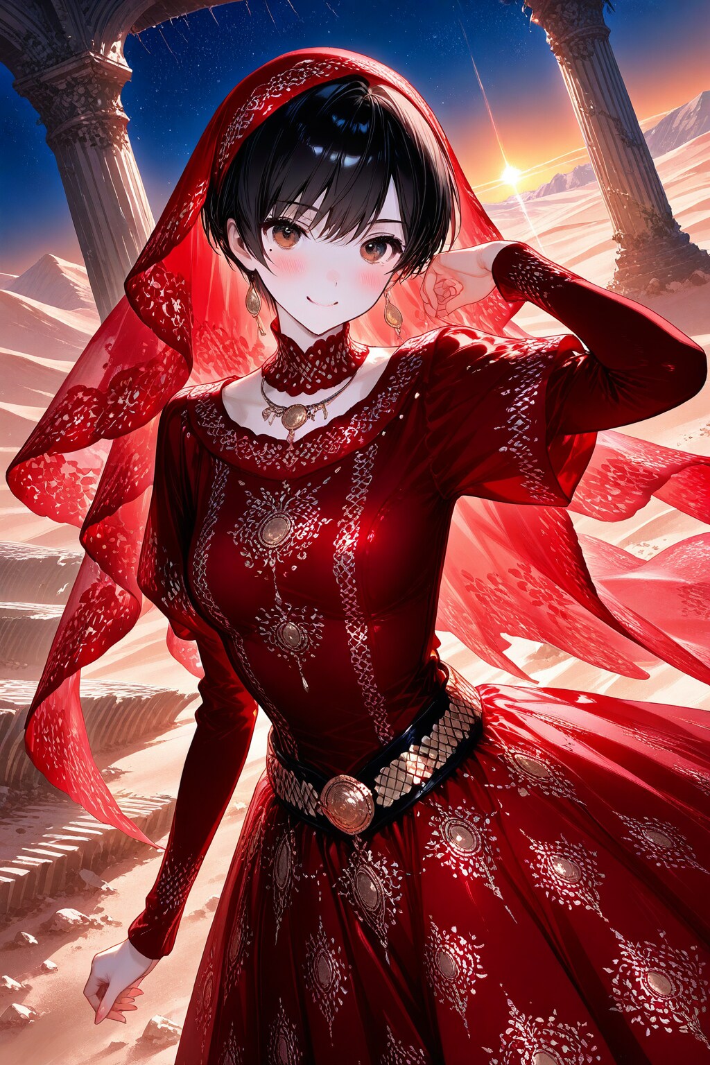 トーブ・シャミ/シリアの民族衣装 | の人気AIイラスト・グラビア