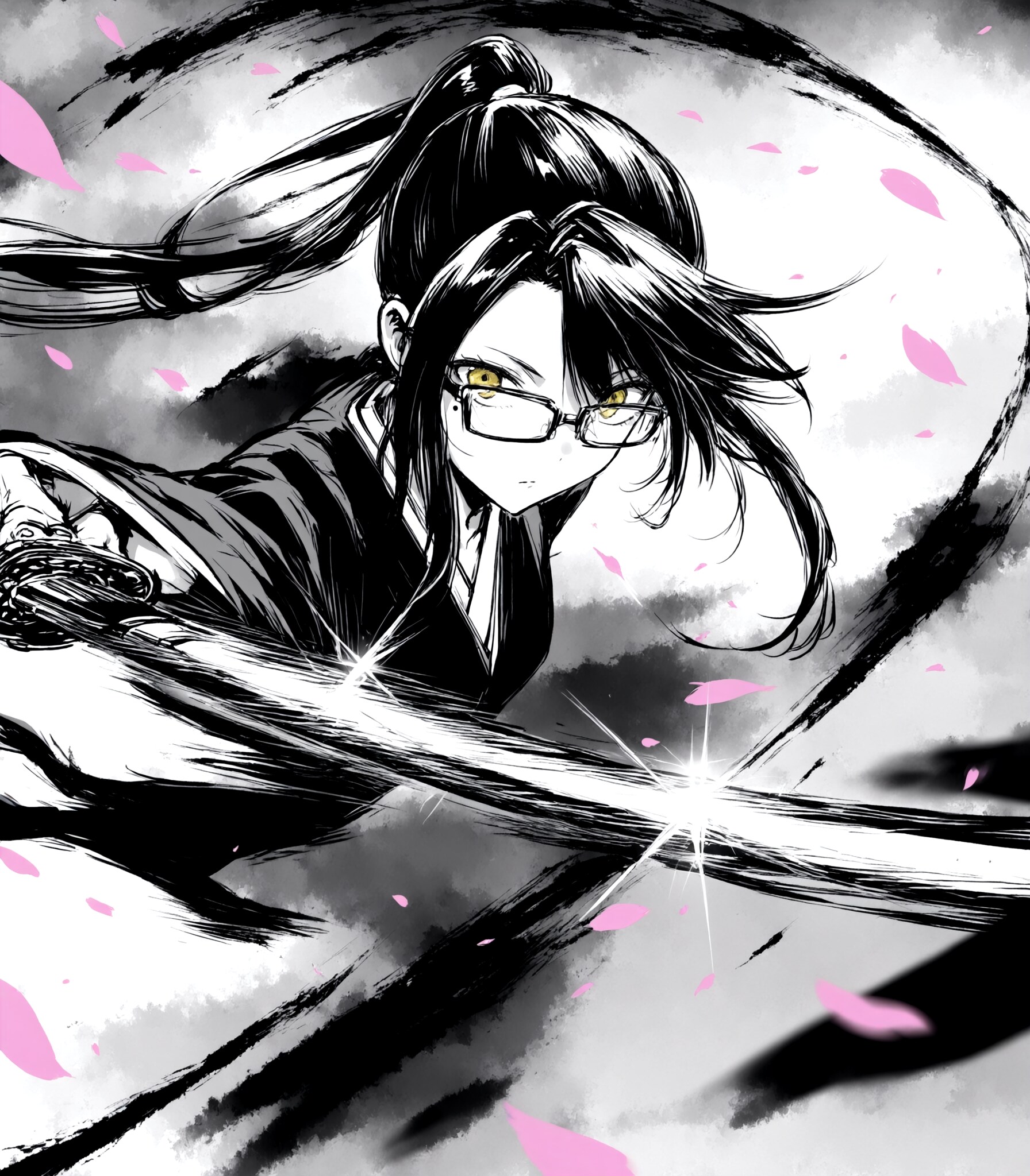 墨絵風