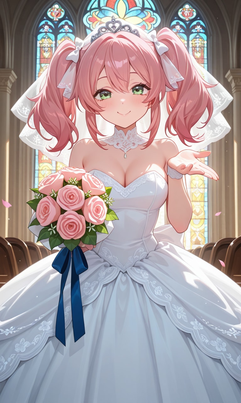 ツインテールの投げキッス♡