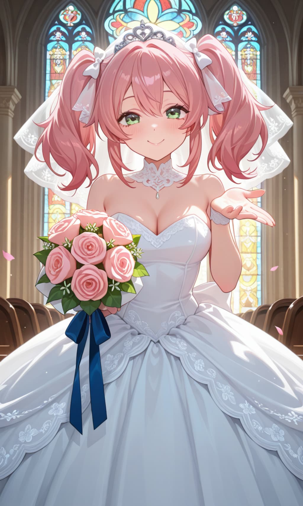 ツインテールの投げキッス♡