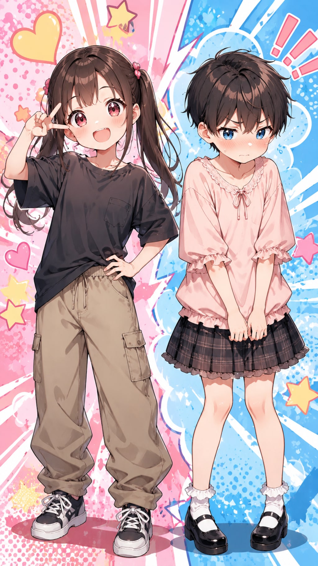 服を交換してみた