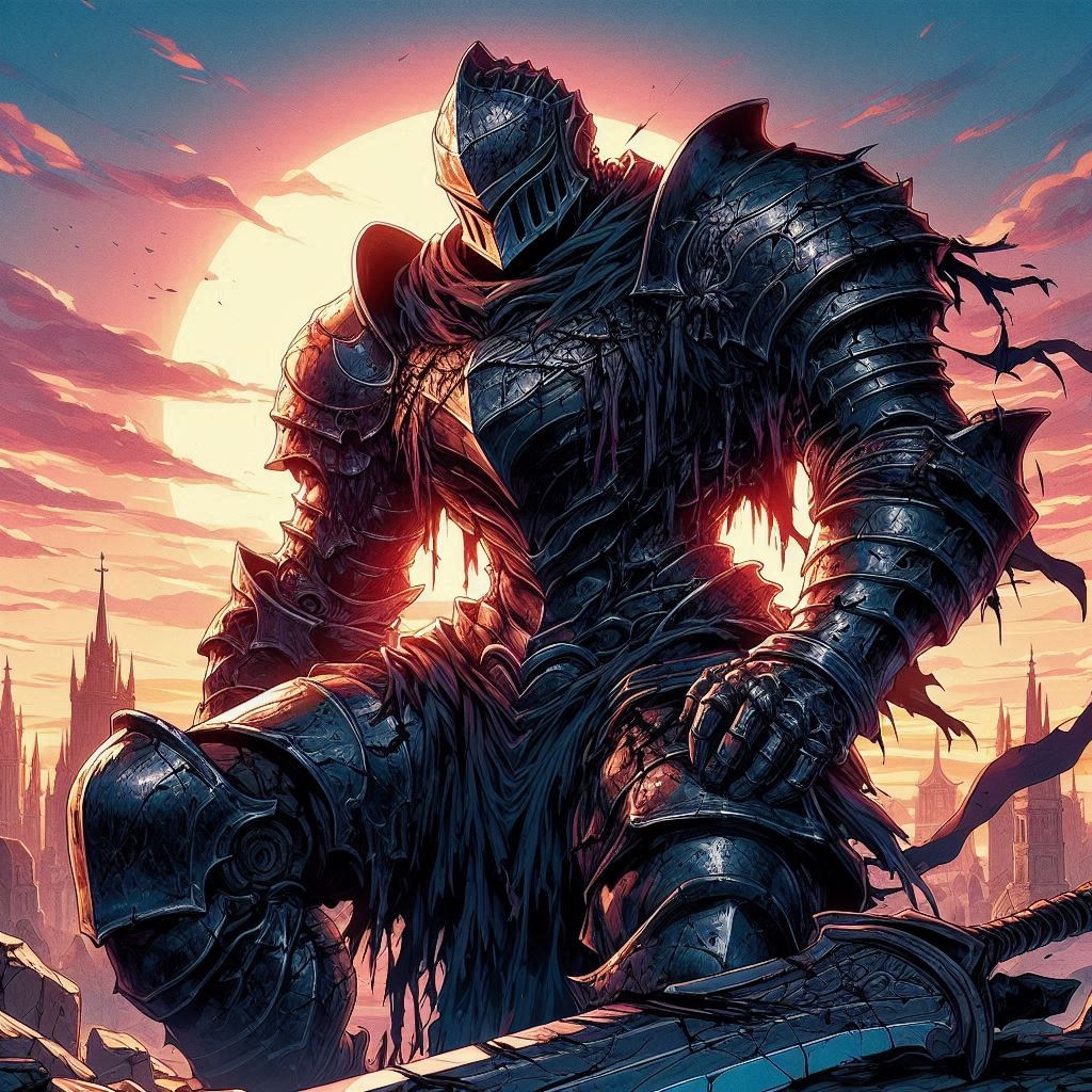 武器を置いた騎士