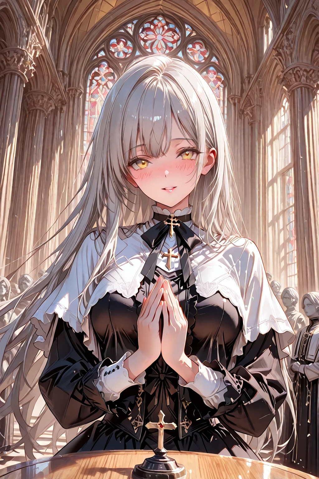 賛美歌を歌うジルリィ様