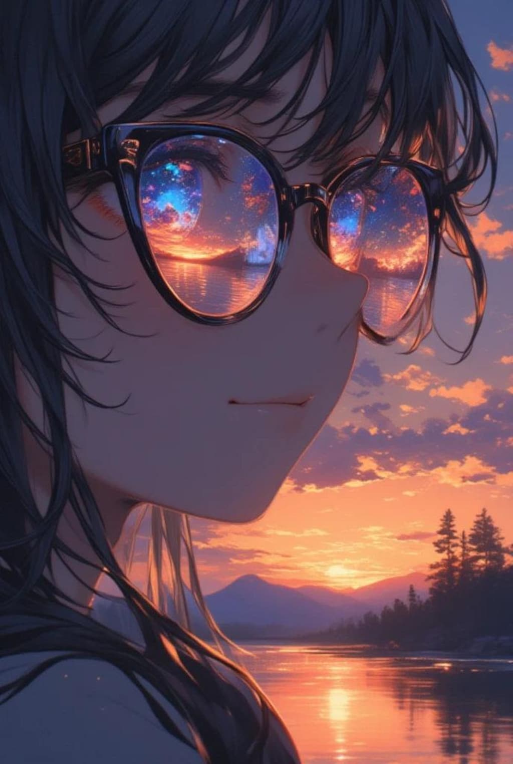 【プロンプト公開】覗けば心奪われる。生成AIが紡ぐ、眼鏡の中の物語