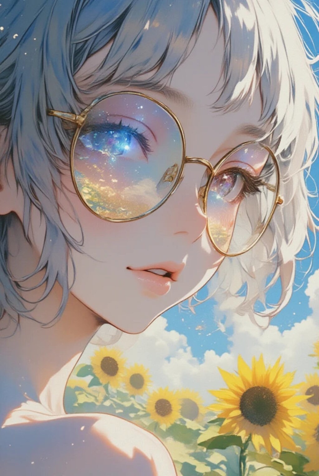 【プロンプト公開】覗けば心奪われる。生成AIが紡ぐ、眼鏡の中の物語