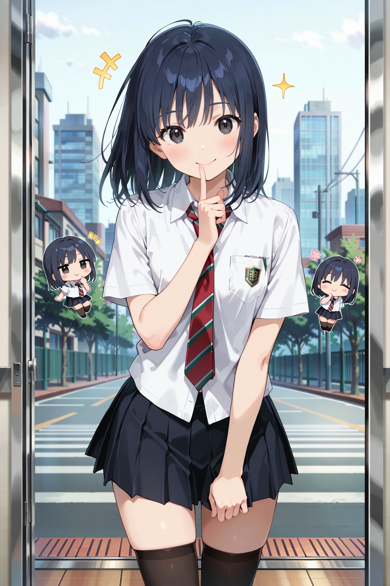 制服ちびキャラデイズ Z904 | の人気AIイラスト・グラビア
