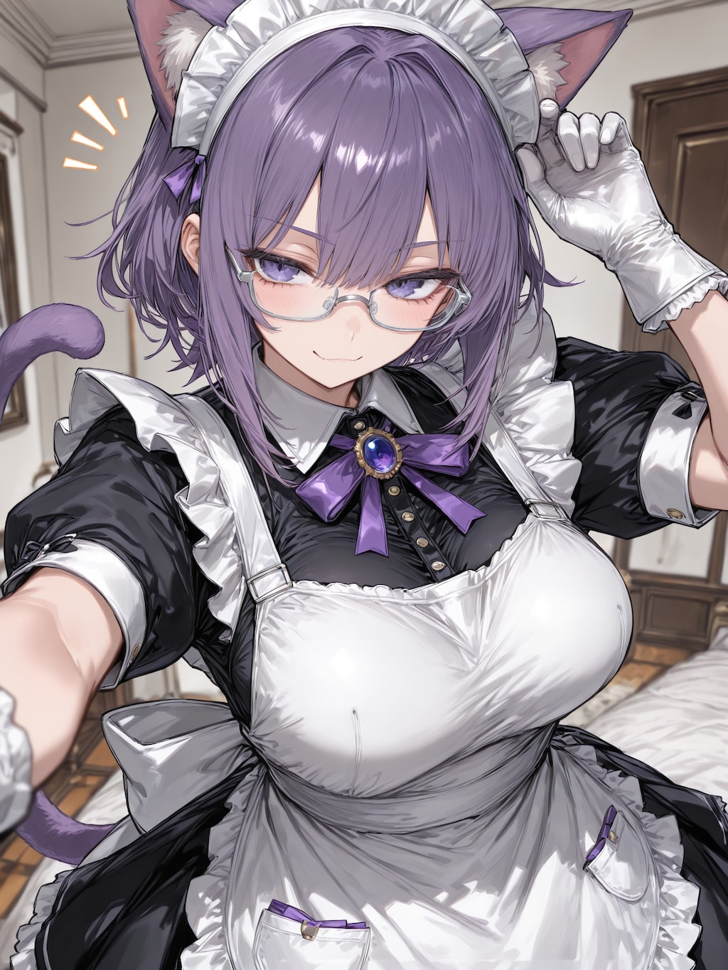 猫耳も悪くない紗希ちゃん