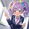 恥ずかしがる女の子 2枚目
