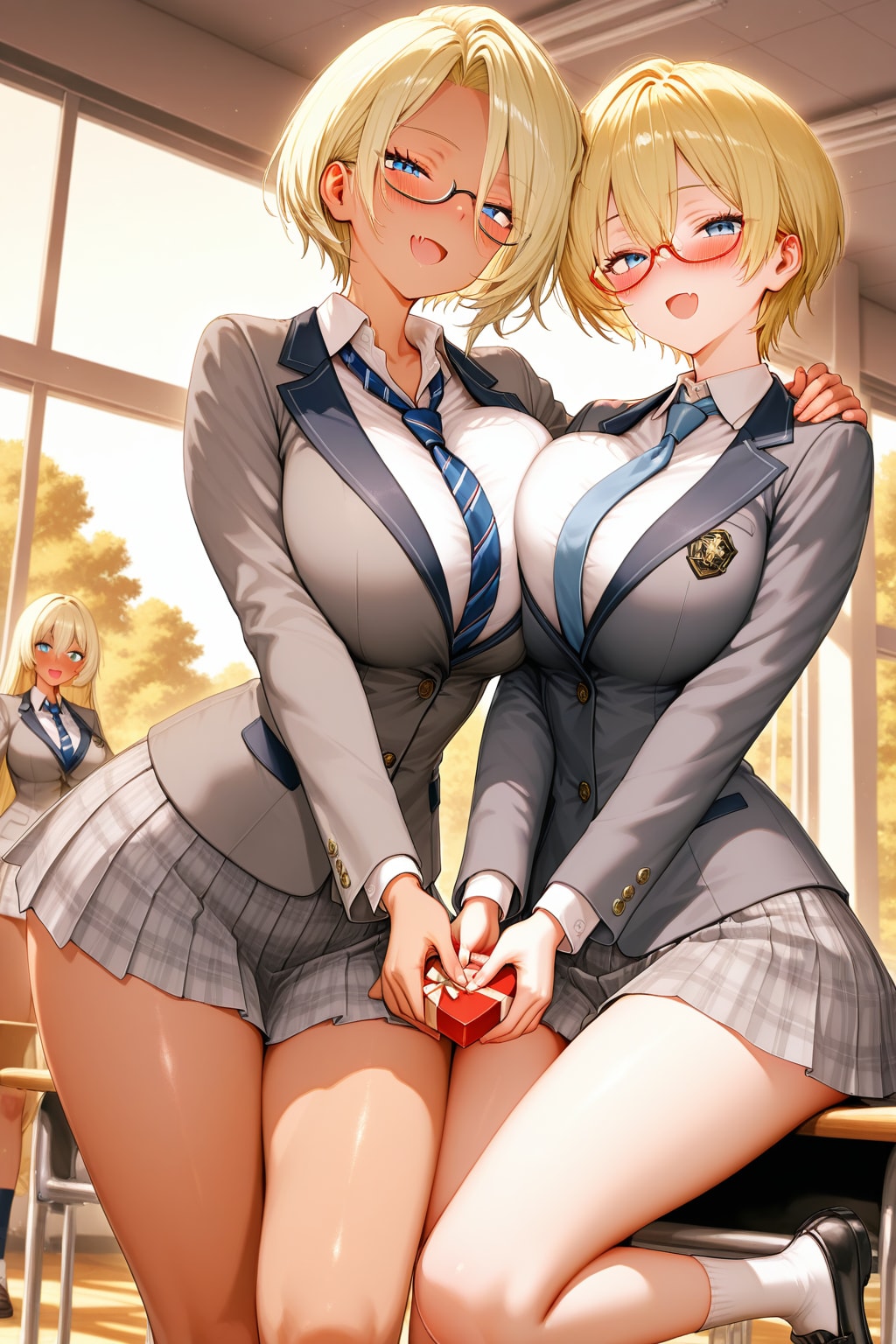 先輩～チョコレートと私達をあげる♡