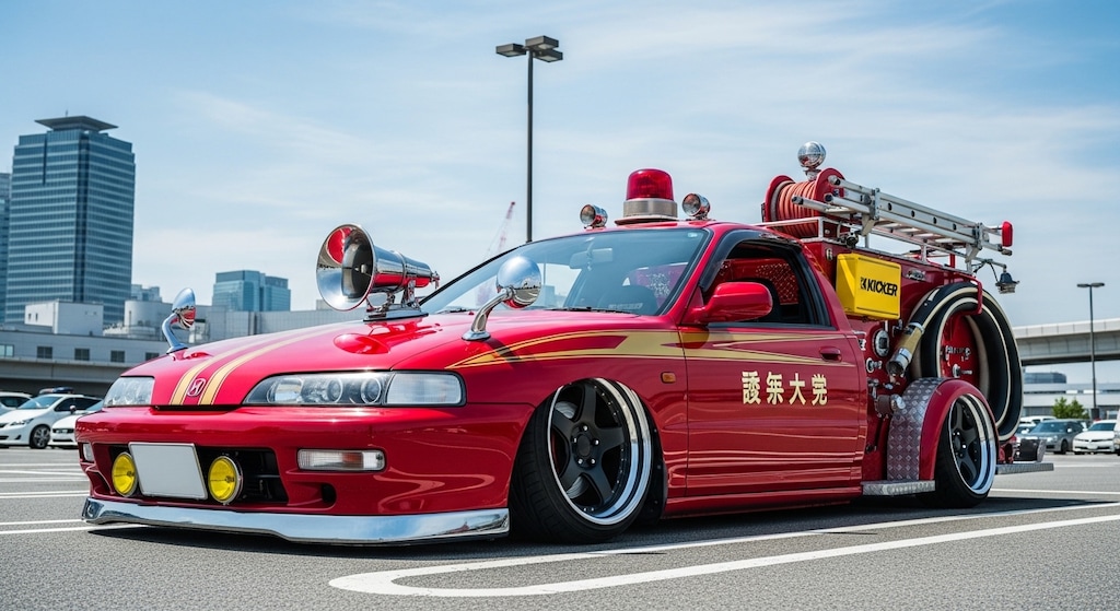 インテグラ消防車のドリ車