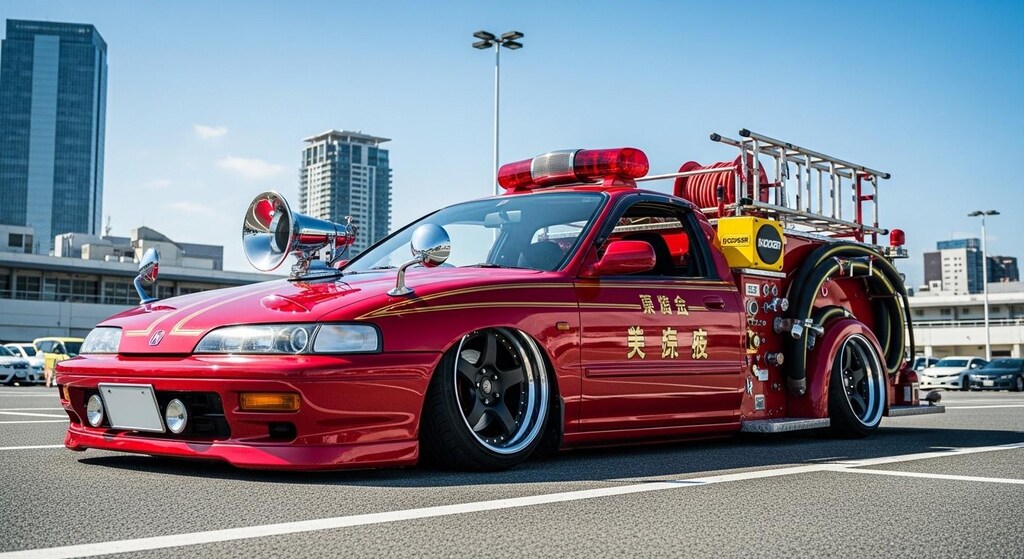 インテグラ消防車のドリ車