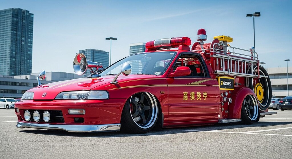 インテグラ消防車のドリ車