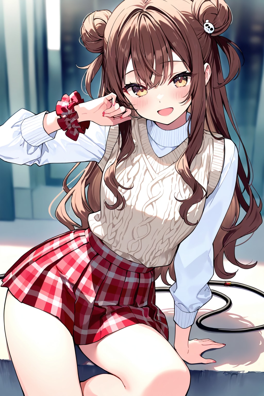 茶髪ちゃん