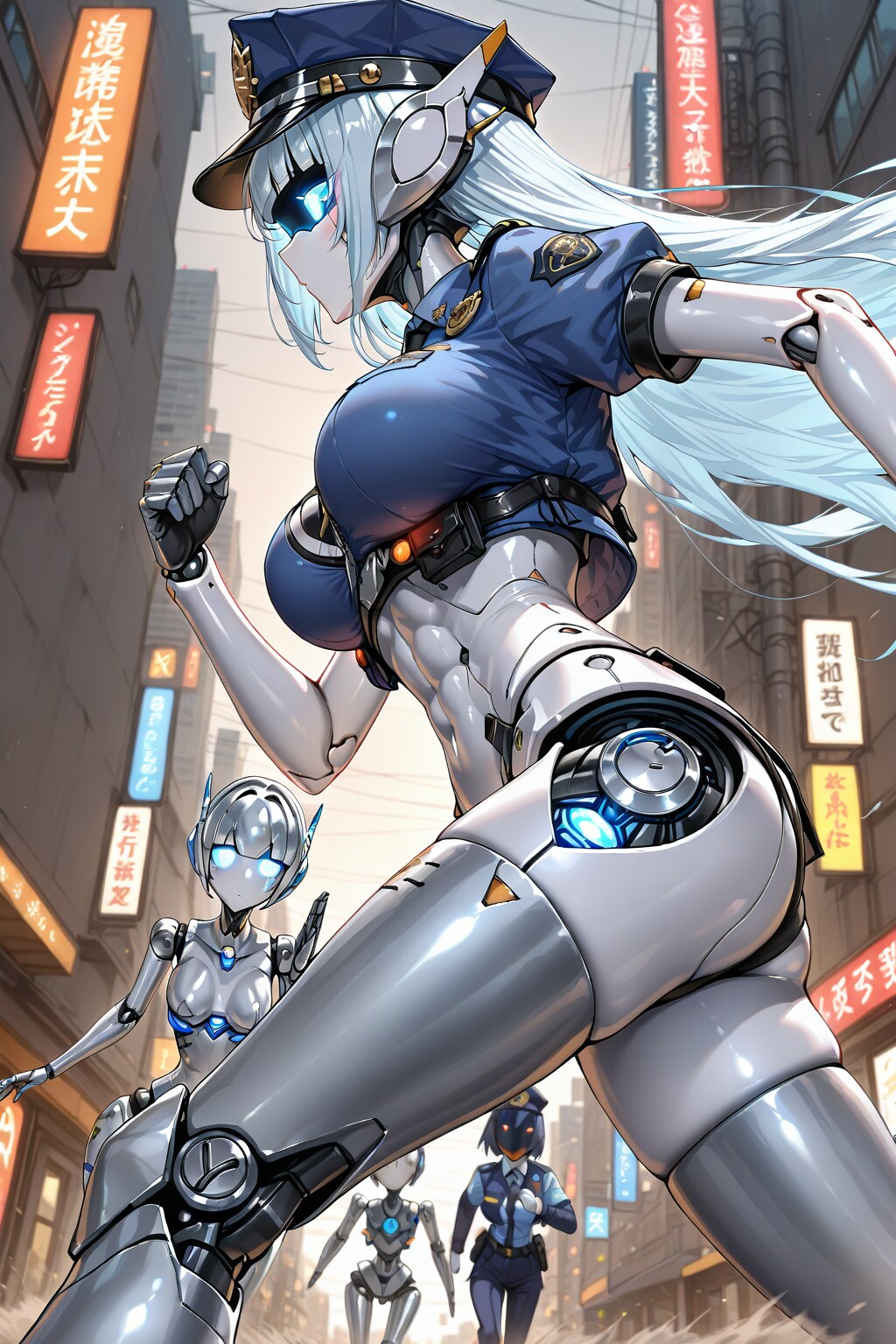ちちぷい生成メカ娘　ポリス5