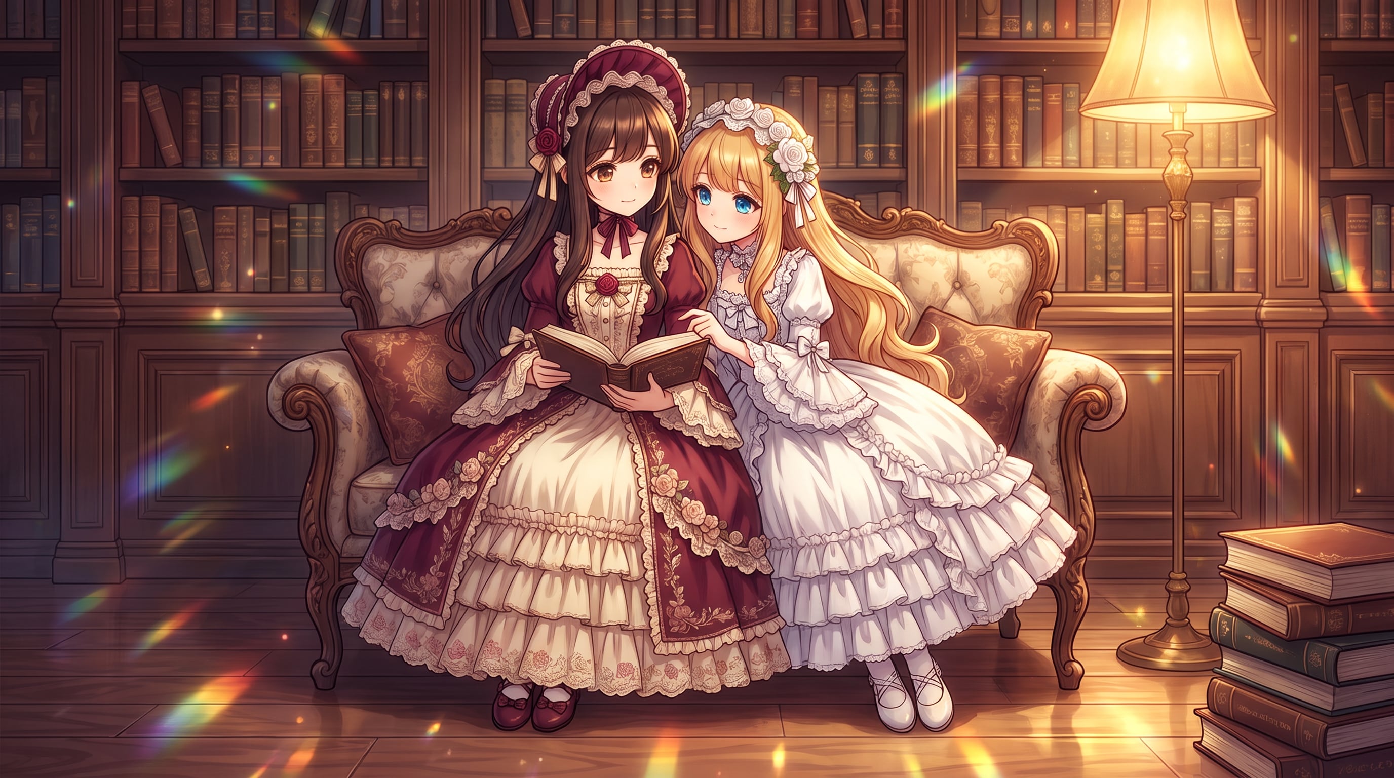 暖灯書苑双華 | の人気AIイラスト・グラビア