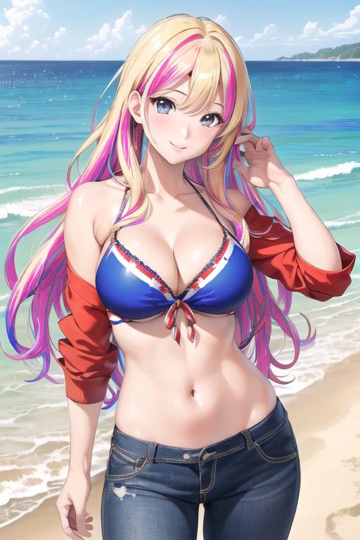 白色金髪美女イラスト集