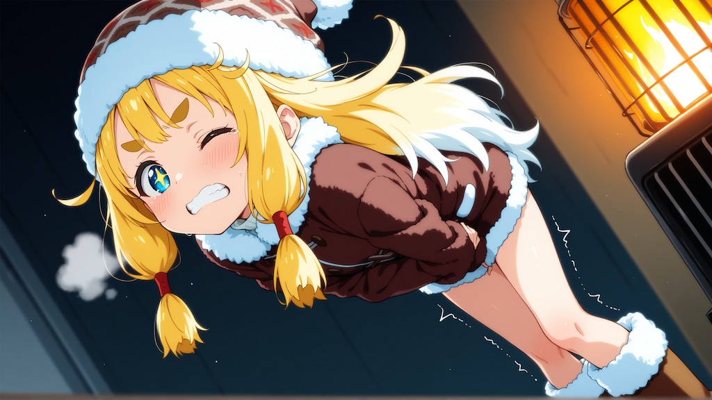 とっても寒い！