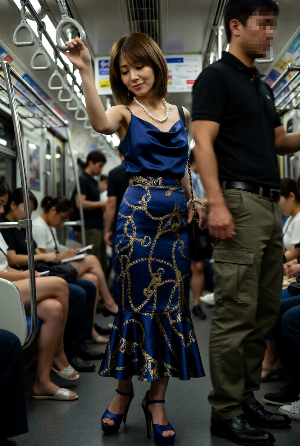 AI妻　電車内で・・・・