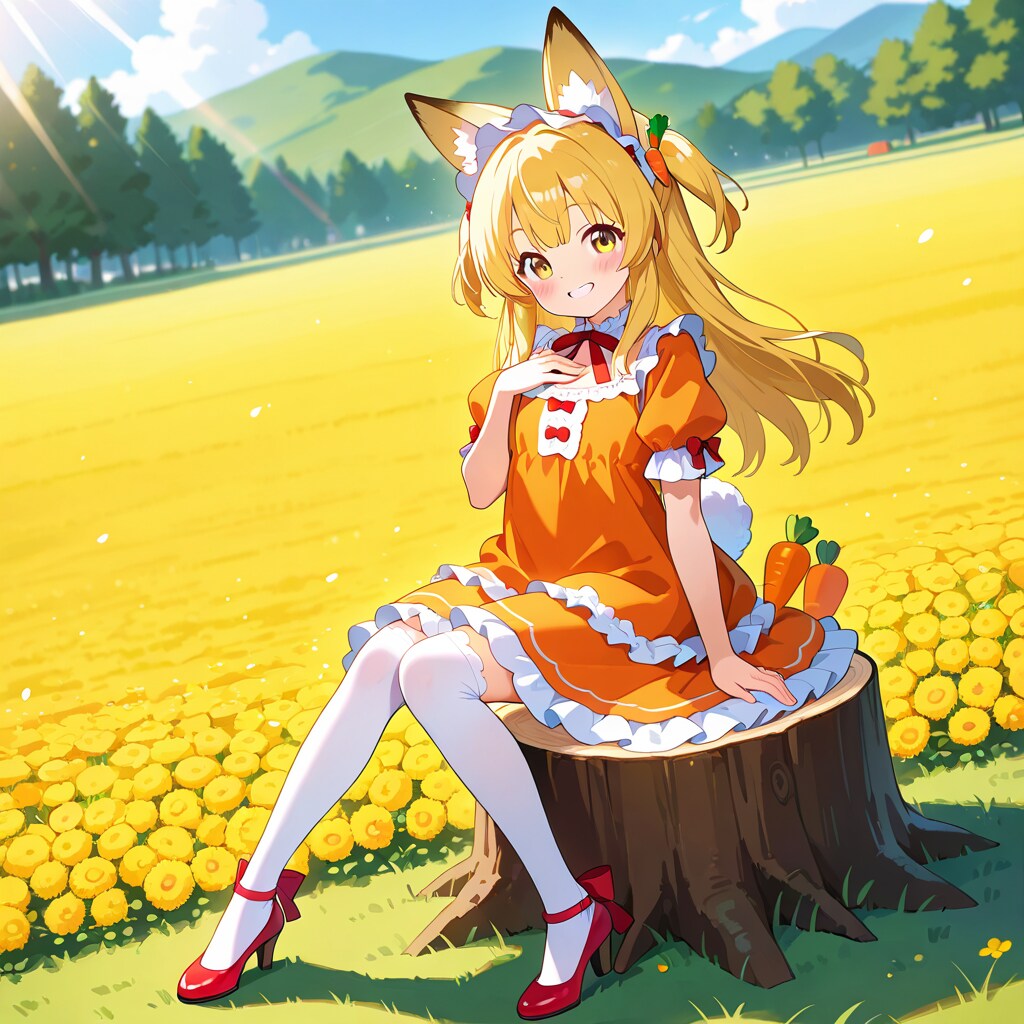 ミラさんに人参色のドレスを〜 | の人気AIイラスト・グラビア