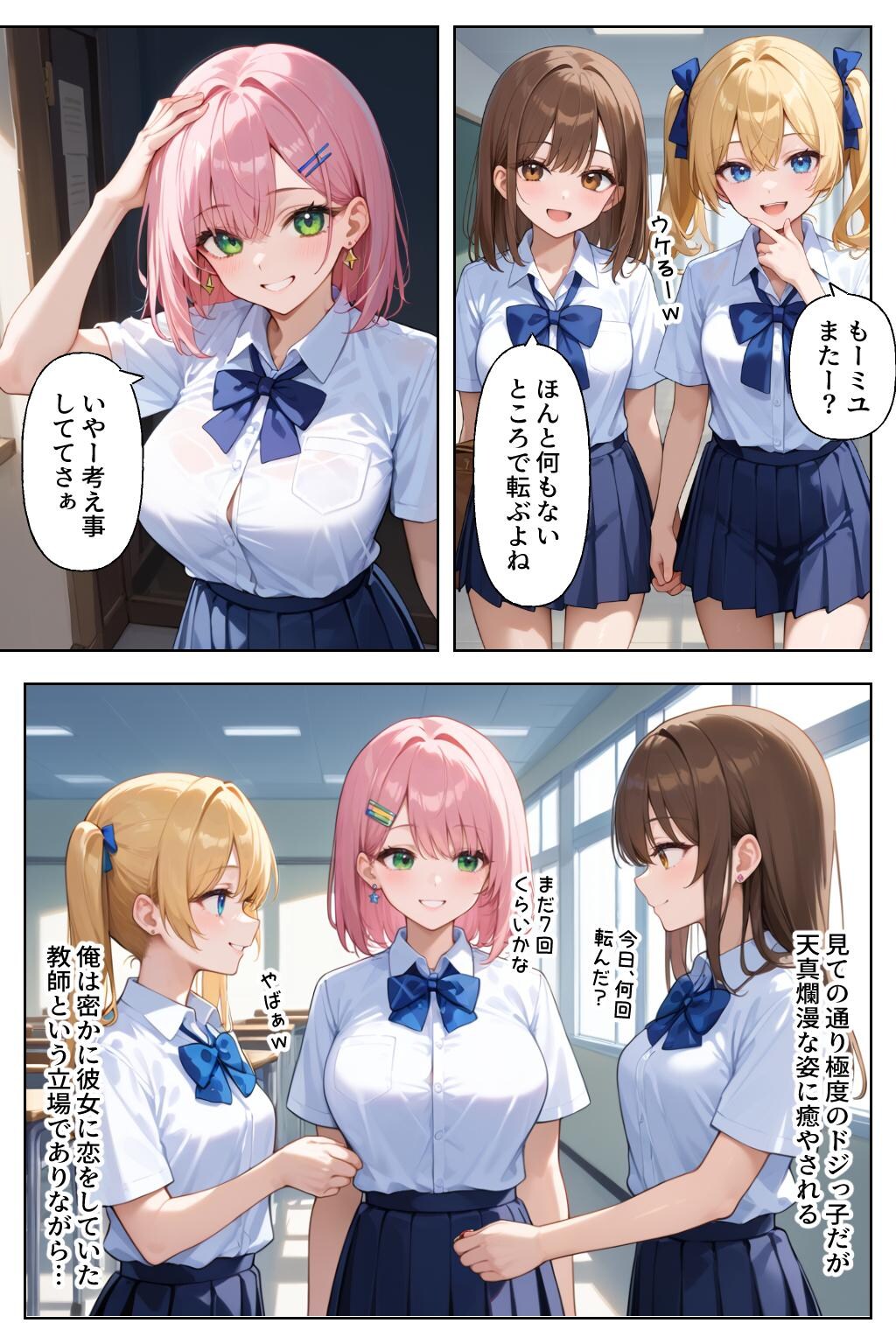 ラッキースケベから始まる超ドジっ子ギャルといちゃラブセックス1