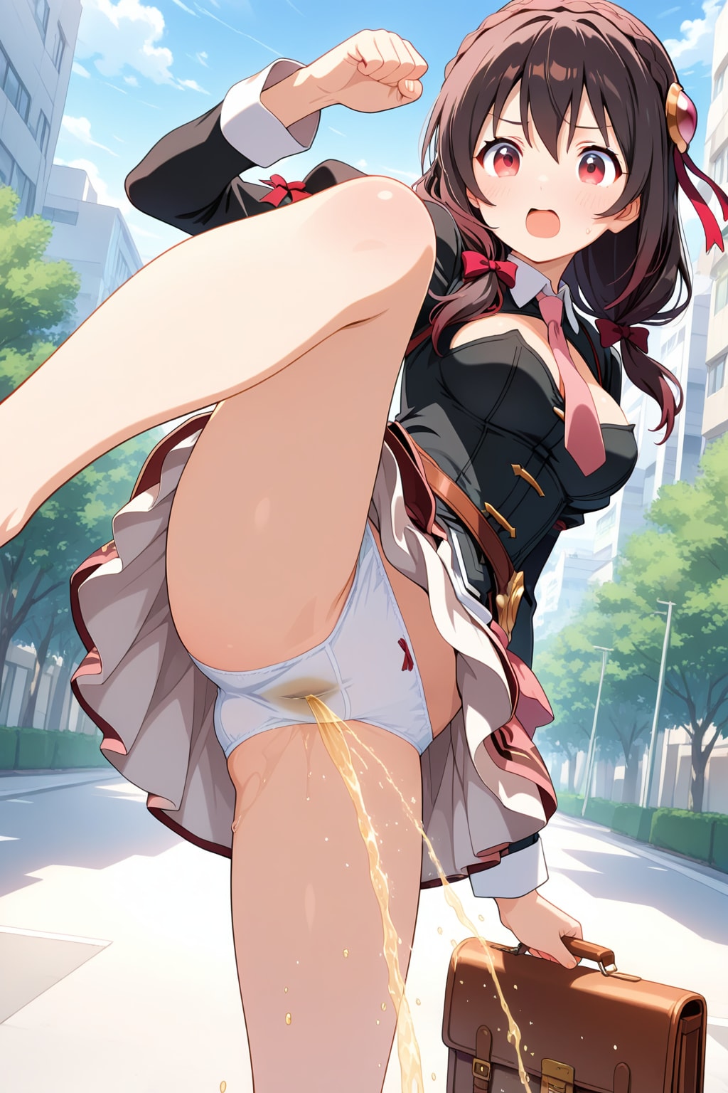 ハイキック✖️お漏らし