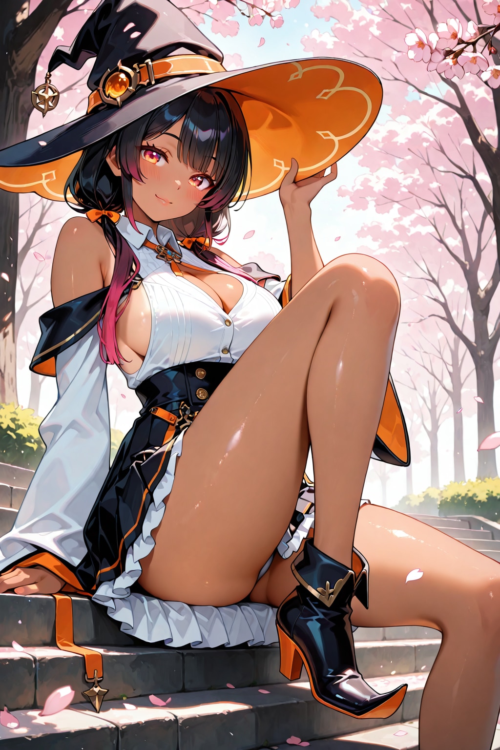 黒魔女と桜③