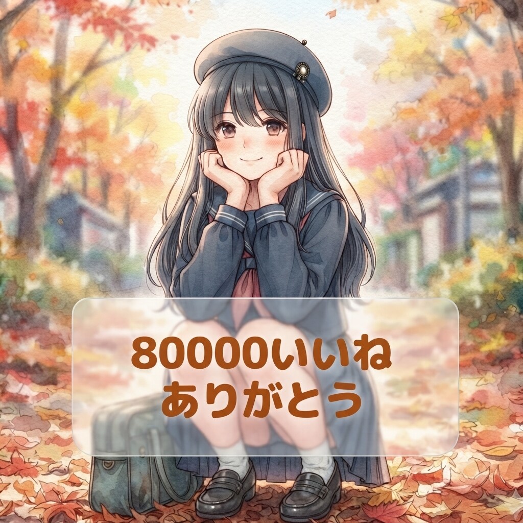 80000いいね ありがとうございます