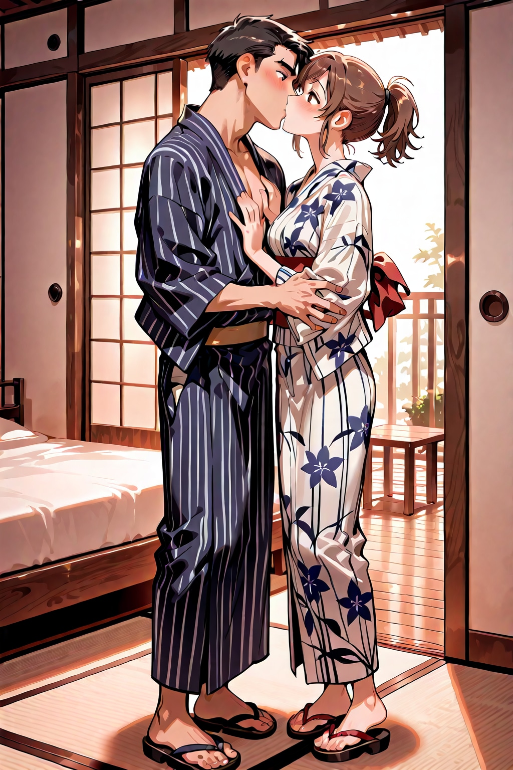 明るいうちから