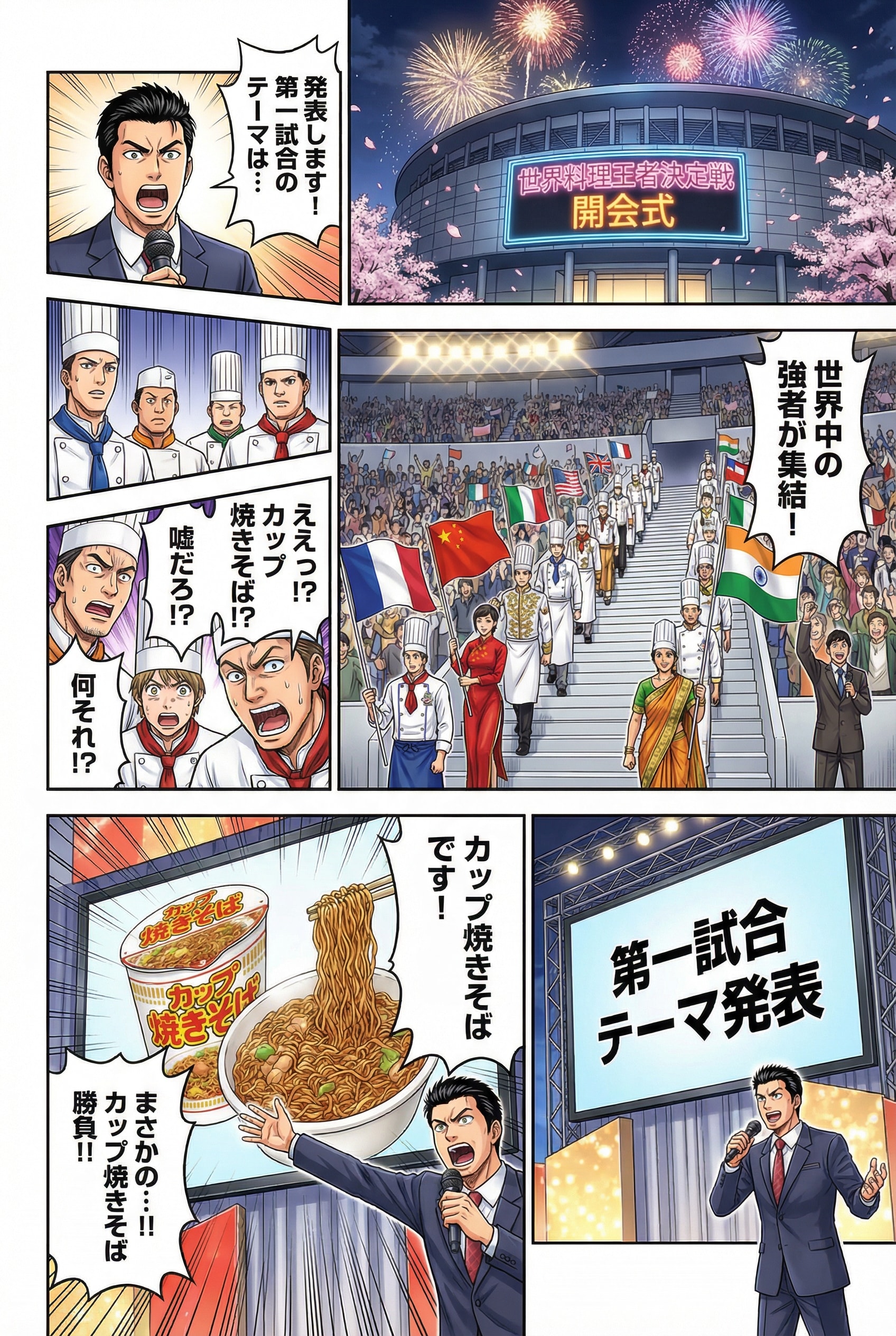 世界料理王者決定戦 | の人気AIイラスト・グラビア