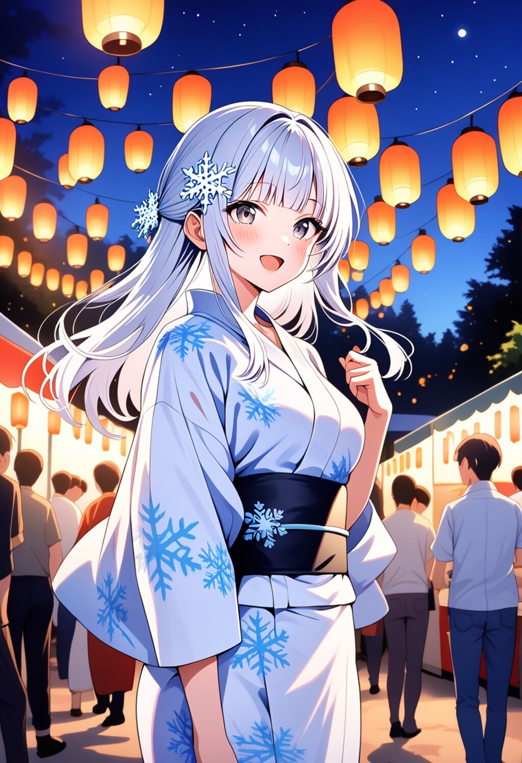 うちの子と夏祭り