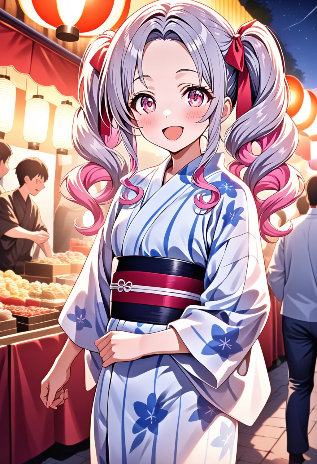 うちの子と夏祭り