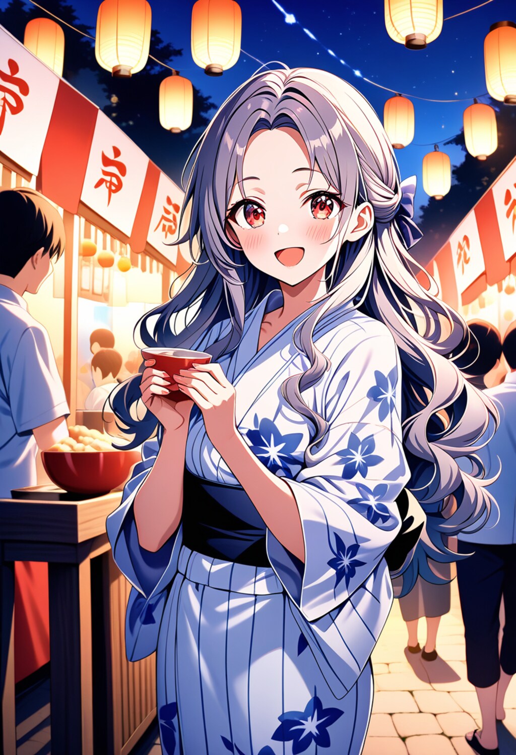 うちの子と夏祭り