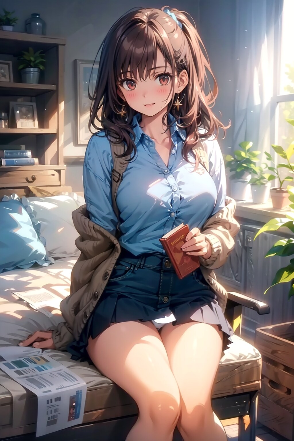 予約の確認をしていたの
