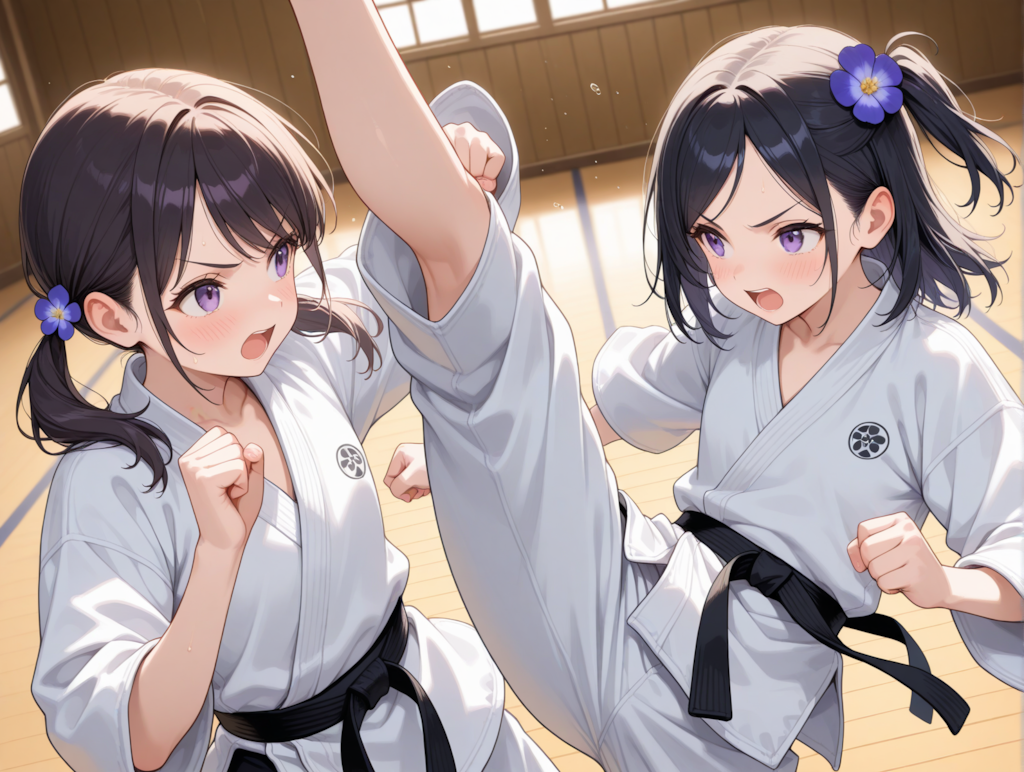 姉妹試合：空手と少林寺