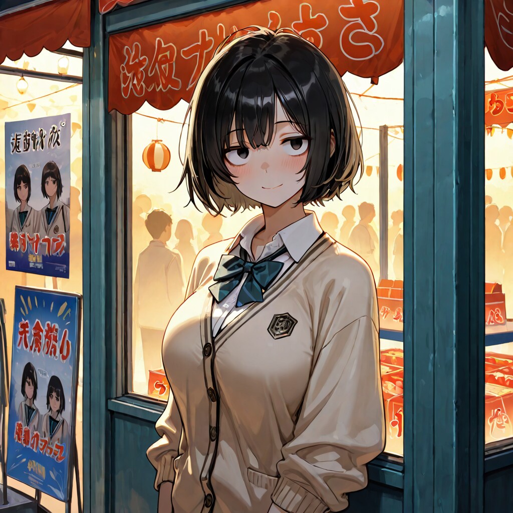 文化祭の一幕 | の人気AIイラスト・グラビア