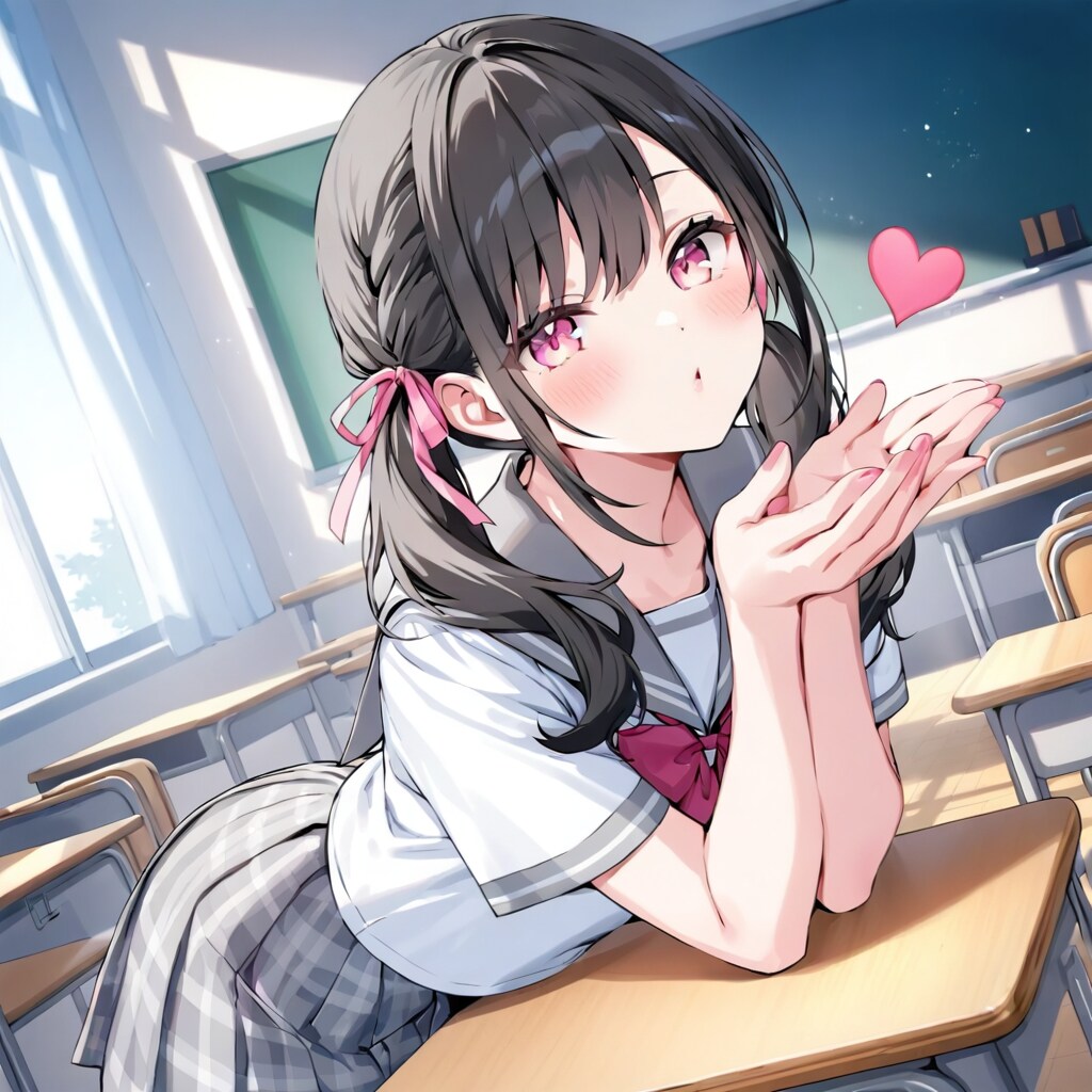 黒髪ツインテ彼女ちゃんの好き好きアピール