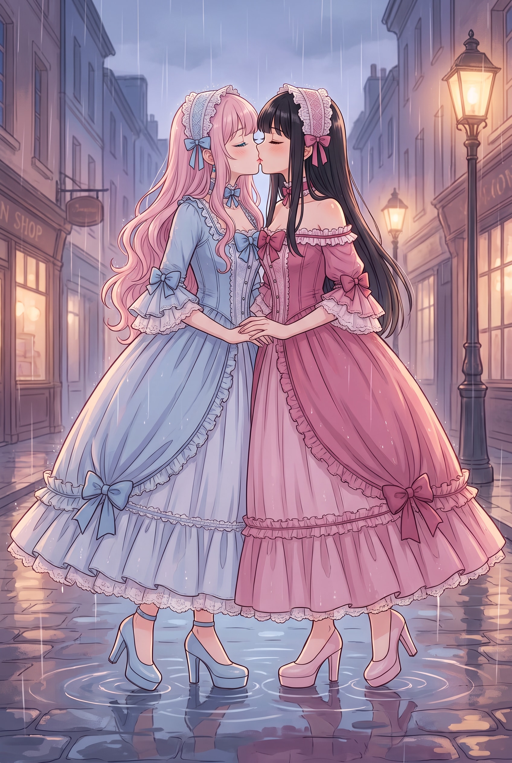 雨夜の口づけ