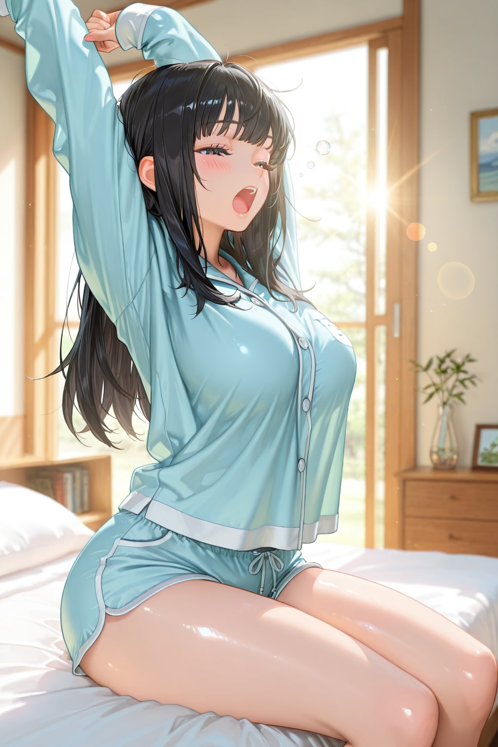 ふぁ・・・おはよう～ | の人気AIイラスト・グラビア